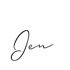 How to make Ien name signature. Use Allison_Script style for creating short signs online. This is the latest handwritten sign. Ien signature style 2 images and pictures png