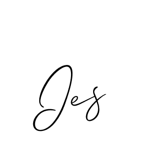 The best way (Allison_Script) to make a short signature is to pick only two or three words in your name. The name Ies include a total of six letters. For converting this name. Ies signature style 2 images and pictures png