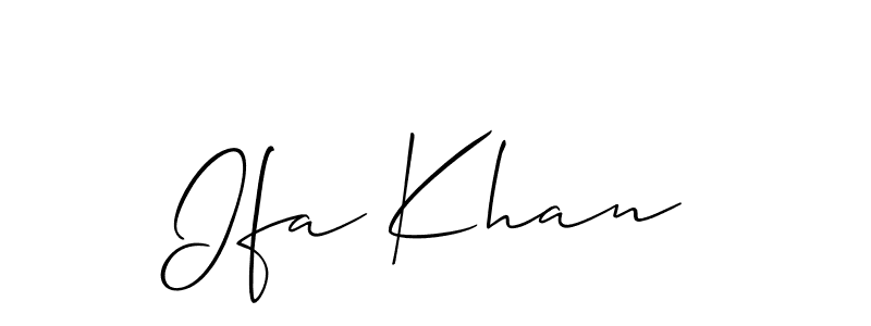 Check out images of Autograph of Ifa Khan name. Actor Ifa Khan Signature Style. Allison_Script is a professional sign style online. Ifa Khan signature style 2 images and pictures png