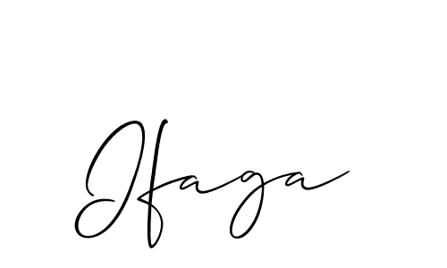 if you are searching for the best signature style for your name Ifaga. so please give up your signature search. here we have designed multiple signature styles  using Allison_Script. Ifaga signature style 2 images and pictures png