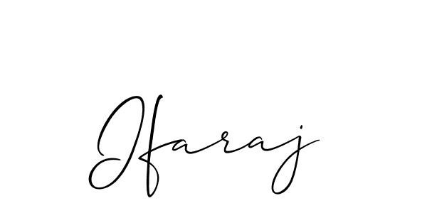 It looks lik you need a new signature style for name Ifaraj. Design unique handwritten (Allison_Script) signature with our free signature maker in just a few clicks. Ifaraj signature style 2 images and pictures png