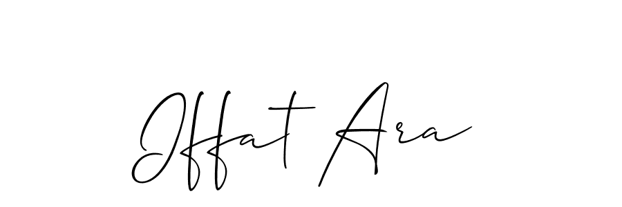 Once you've used our free online signature maker to create your best signature Allison_Script style, it's time to enjoy all of the benefits that Iffat Ara name signing documents. Iffat Ara signature style 2 images and pictures png