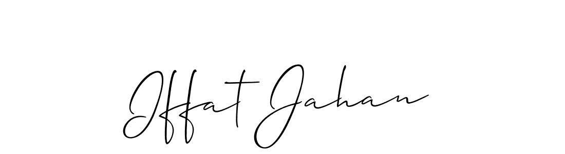 Once you've used our free online signature maker to create your best signature Allison_Script style, it's time to enjoy all of the benefits that Iffat Jahan name signing documents. Iffat Jahan signature style 2 images and pictures png