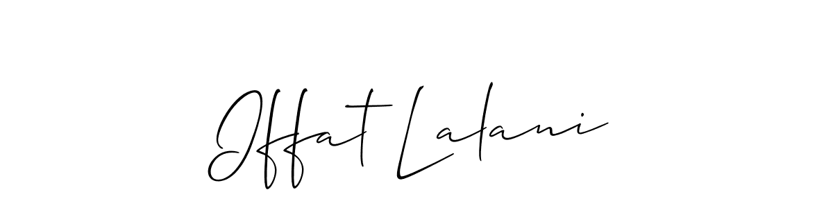 See photos of Iffat Lalani official signature by Spectra . Check more albums & portfolios. Read reviews & check more about Allison_Script font. Iffat Lalani signature style 2 images and pictures png