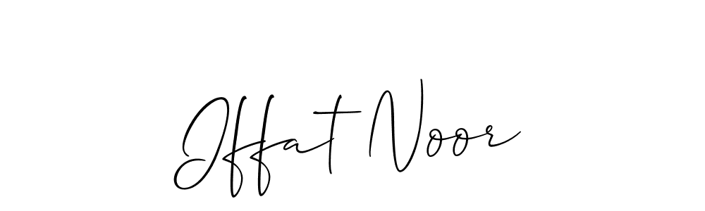 You can use this online signature creator to create a handwritten signature for the name Iffat Noor. This is the best online autograph maker. Iffat Noor signature style 2 images and pictures png