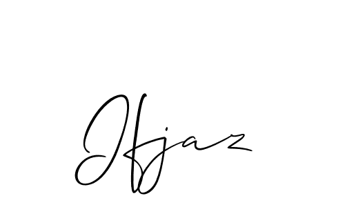 Create a beautiful signature design for name Ifjaz. With this signature (Allison_Script) fonts, you can make a handwritten signature for free. Ifjaz signature style 2 images and pictures png