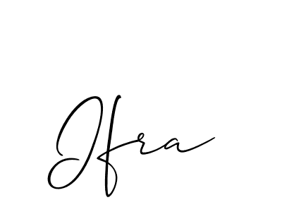 Best and Professional Signature Style for Ifra. Allison_Script Best Signature Style Collection. Ifra signature style 2 images and pictures png