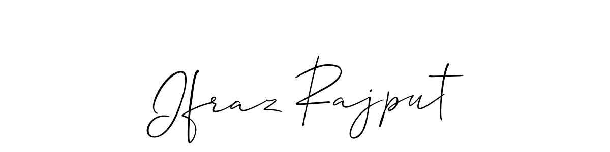 Also You can easily find your signature by using the search form. We will create Ifraz Rajput name handwritten signature images for you free of cost using Allison_Script sign style. Ifraz Rajput signature style 2 images and pictures png