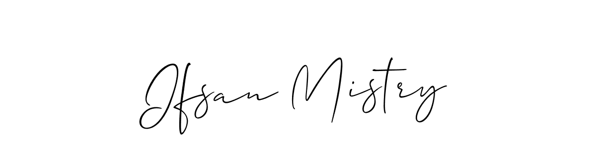 Best and Professional Signature Style for Ifsan Mistry. Allison_Script Best Signature Style Collection. Ifsan Mistry signature style 2 images and pictures png