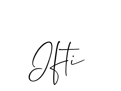 Best and Professional Signature Style for Ifti. Allison_Script Best Signature Style Collection. Ifti signature style 2 images and pictures png