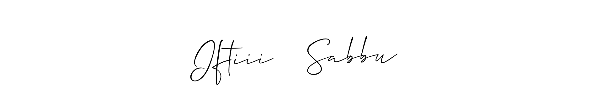 See photos of Iftiii ❤️ Sabbu official signature by Spectra . Check more albums & portfolios. Read reviews & check more about Allison_Script font. Iftiii ❤️ Sabbu signature style 2 images and pictures png