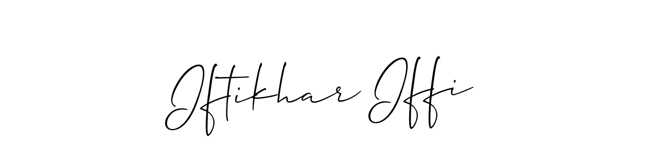 Here are the top 10 professional signature styles for the name Iftikhar Iffi. These are the best autograph styles you can use for your name. Iftikhar Iffi signature style 2 images and pictures png