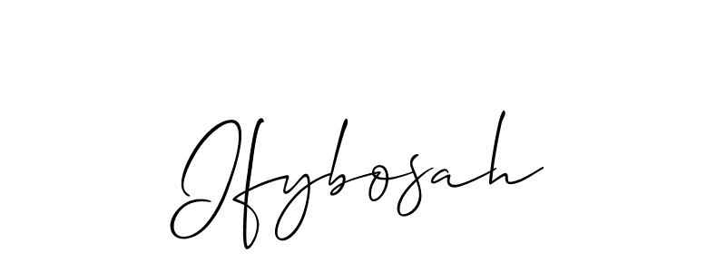 Ifybosah stylish signature style. Best Handwritten Sign (Allison_Script) for my name. Handwritten Signature Collection Ideas for my name Ifybosah. Ifybosah signature style 2 images and pictures png