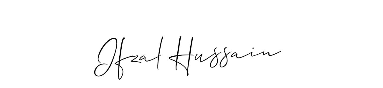 This is the best signature style for the Ifzal Hussain name. Also you like these signature font (Allison_Script). Mix name signature. Ifzal Hussain signature style 2 images and pictures png