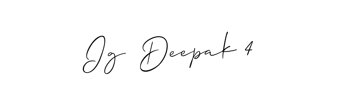 Here are the top 10 professional signature styles for the name Ig  Deepak 4. These are the best autograph styles you can use for your name. Ig  Deepak 4 signature style 2 images and pictures png