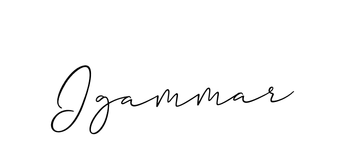 You should practise on your own different ways (Allison_Script) to write your name (Igammar) in signature. don't let someone else do it for you. Igammar signature style 2 images and pictures png