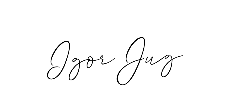 Best and Professional Signature Style for Igor Jug. Allison_Script Best Signature Style Collection. Igor Jug signature style 2 images and pictures png