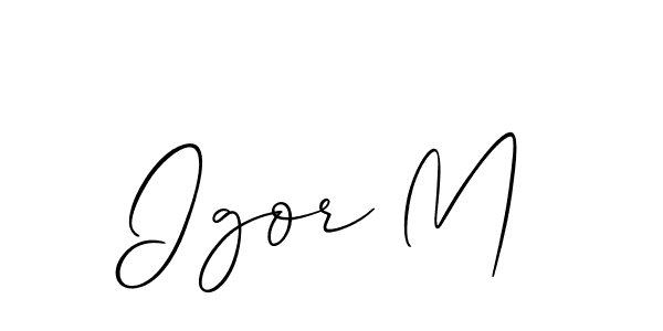 Check out images of Autograph of Igor M name. Actor Igor M Signature Style. Allison_Script is a professional sign style online. Igor M signature style 2 images and pictures png