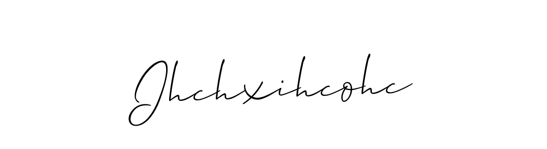 This is the best signature style for the Ihchxihcohc name. Also you like these signature font (Allison_Script). Mix name signature. Ihchxihcohc signature style 2 images and pictures png