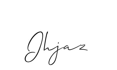 Check out images of Autograph of Ihjaz name. Actor Ihjaz Signature Style. Allison_Script is a professional sign style online. Ihjaz signature style 2 images and pictures png