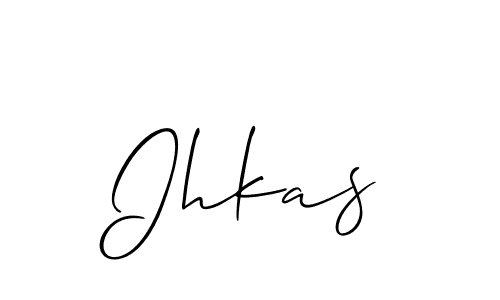 Once you've used our free online signature maker to create your best signature Allison_Script style, it's time to enjoy all of the benefits that Ihkas name signing documents. Ihkas signature style 2 images and pictures png