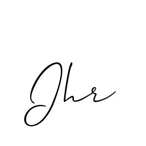 Best and Professional Signature Style for Ihr. Allison_Script Best Signature Style Collection. Ihr signature style 2 images and pictures png