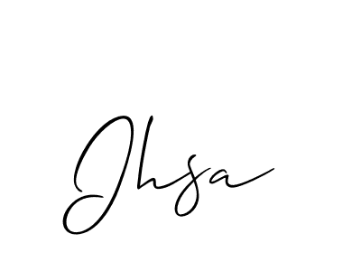 You can use this online signature creator to create a handwritten signature for the name Ihsa. This is the best online autograph maker. Ihsa signature style 2 images and pictures png