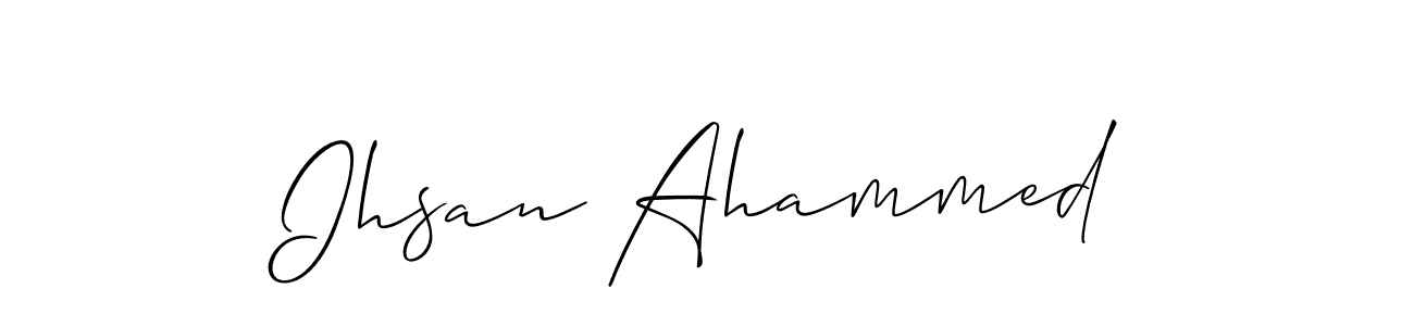 Once you've used our free online signature maker to create your best signature Allison_Script style, it's time to enjoy all of the benefits that Ihsan Ahammed name signing documents. Ihsan Ahammed signature style 2 images and pictures png