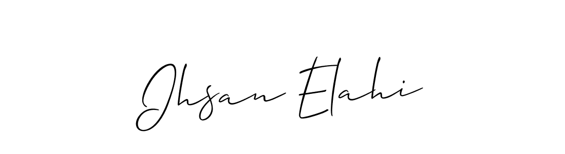 Make a beautiful signature design for name Ihsan Elahi. Use this online signature maker to create a handwritten signature for free. Ihsan Elahi signature style 2 images and pictures png