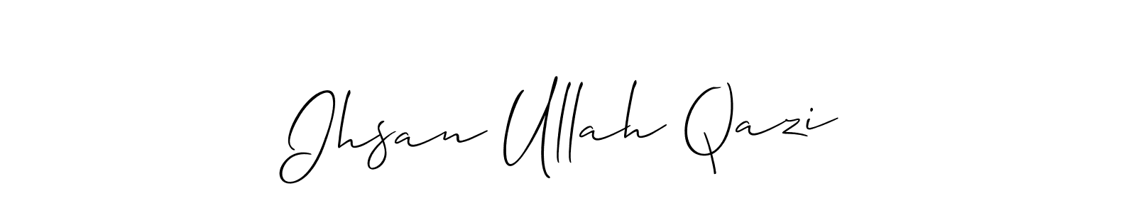 You can use this online signature creator to create a handwritten signature for the name Ihsan Ullah Qazi. This is the best online autograph maker. Ihsan Ullah Qazi signature style 2 images and pictures png