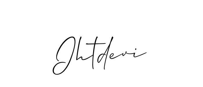 You can use this online signature creator to create a handwritten signature for the name Ihtdevi. This is the best online autograph maker. Ihtdevi signature style 2 images and pictures png