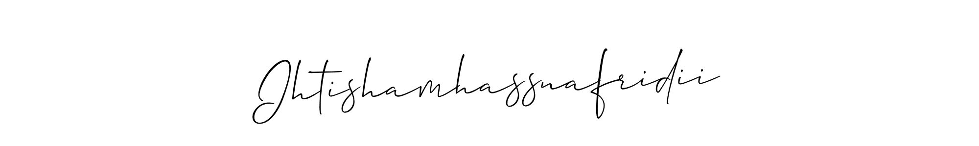 See photos of Ihtishamhassnafridii official signature by Spectra . Check more albums & portfolios. Read reviews & check more about Allison_Script font. Ihtishamhassnafridii signature style 2 images and pictures png
