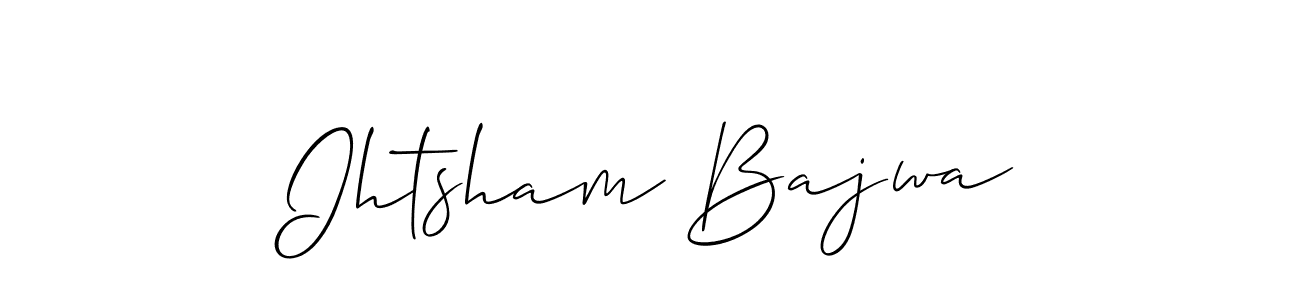 Design your own signature with our free online signature maker. With this signature software, you can create a handwritten (Allison_Script) signature for name Ihtsham Bajwa. Ihtsham Bajwa signature style 2 images and pictures png