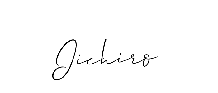 Allison_Script is a professional signature style that is perfect for those who want to add a touch of class to their signature. It is also a great choice for those who want to make their signature more unique. Get Iichiro name to fancy signature for free. Iichiro signature style 2 images and pictures png