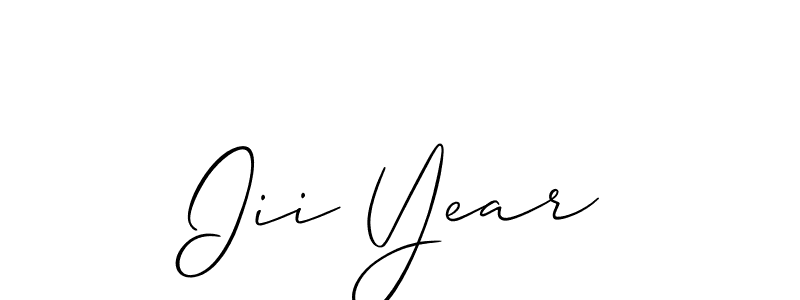 Create a beautiful signature design for name Iii Year. With this signature (Allison_Script) fonts, you can make a handwritten signature for free. Iii Year signature style 2 images and pictures png