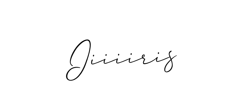 It looks lik you need a new signature style for name Iiiiiris. Design unique handwritten (Allison_Script) signature with our free signature maker in just a few clicks. Iiiiiris signature style 2 images and pictures png