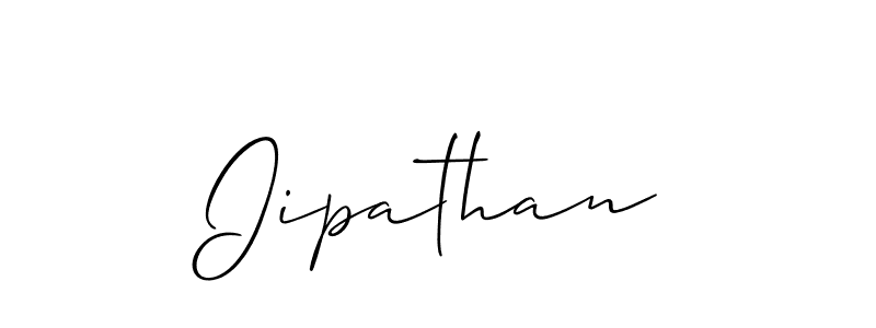 How to make Iipathan name signature. Use Allison_Script style for creating short signs online. This is the latest handwritten sign. Iipathan signature style 2 images and pictures png