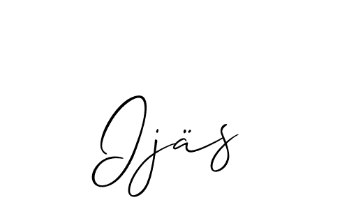 It looks lik you need a new signature style for name Ijäs. Design unique handwritten (Allison_Script) signature with our free signature maker in just a few clicks. Ijäs signature style 2 images and pictures png