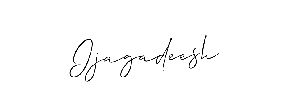 Best and Professional Signature Style for Ijagadeesh. Allison_Script Best Signature Style Collection. Ijagadeesh signature style 2 images and pictures png