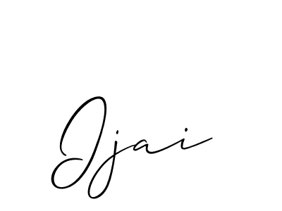 Also You can easily find your signature by using the search form. We will create Ijai name handwritten signature images for you free of cost using Allison_Script sign style. Ijai signature style 2 images and pictures png