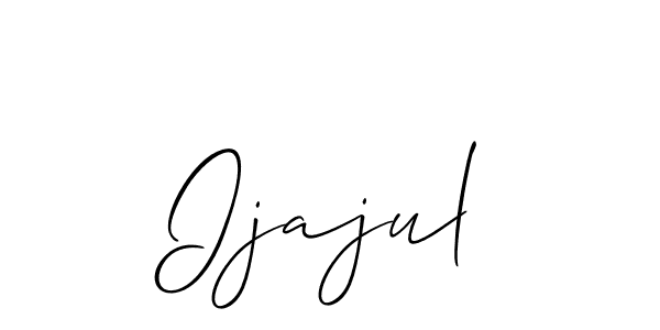 Similarly Allison_Script is the best handwritten signature design. Signature creator online .You can use it as an online autograph creator for name Ijajul. Ijajul signature style 2 images and pictures png