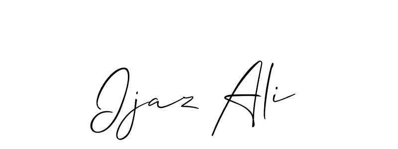 Make a short Ijaz Ali signature style. Manage your documents anywhere anytime using Allison_Script. Create and add eSignatures, submit forms, share and send files easily. Ijaz Ali signature style 2 images and pictures png