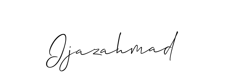 Also You can easily find your signature by using the search form. We will create Ijazahmad name handwritten signature images for you free of cost using Allison_Script sign style. Ijazahmad signature style 2 images and pictures png