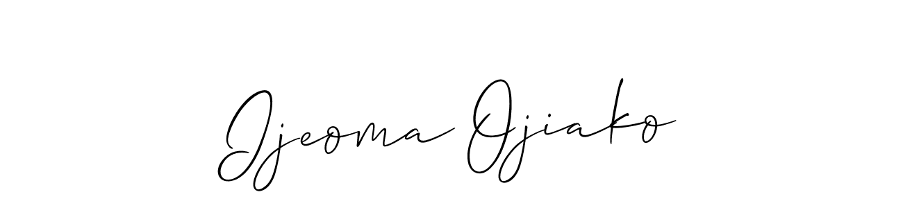 How to Draw Ijeoma Ojiako signature style? Allison_Script is a latest design signature styles for name Ijeoma Ojiako. Ijeoma Ojiako signature style 2 images and pictures png