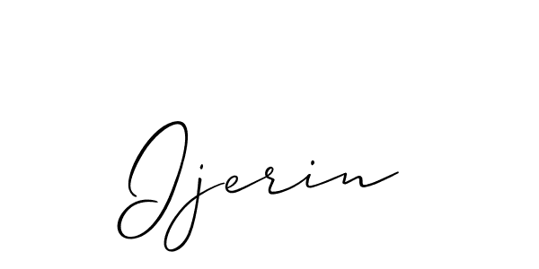 Make a beautiful signature design for name Ijerin. Use this online signature maker to create a handwritten signature for free. Ijerin signature style 2 images and pictures png