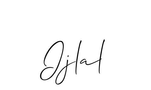 How to Draw Ijlal signature style? Allison_Script is a latest design signature styles for name Ijlal. Ijlal signature style 2 images and pictures png