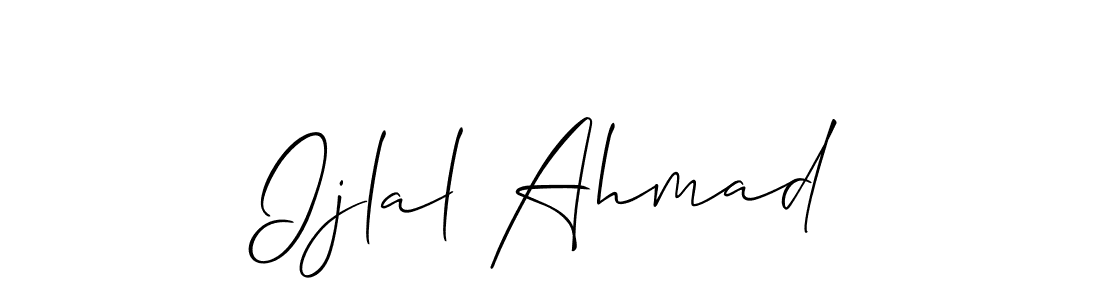 Best and Professional Signature Style for Ijlal Ahmad. Allison_Script Best Signature Style Collection. Ijlal Ahmad signature style 2 images and pictures png
