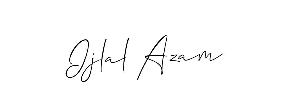 How to make Ijlal Azam signature? Allison_Script is a professional autograph style. Create handwritten signature for Ijlal Azam name. Ijlal Azam signature style 2 images and pictures png