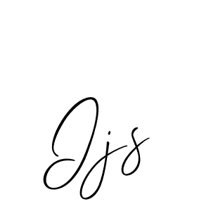 How to make Ijs name signature. Use Allison_Script style for creating short signs online. This is the latest handwritten sign. Ijs signature style 2 images and pictures png