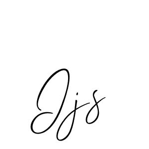 Make a beautiful signature design for name Ijs. With this signature (Allison_Script) style, you can create a handwritten signature for free. Ijs signature style 2 images and pictures png